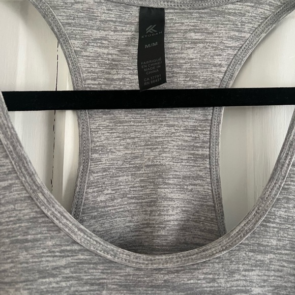Gray Racerback Tank Top - Picture 2 of 4